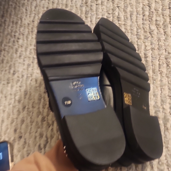 STUART WEITZMAN Loafers Studed Size 7.5 - Picture 7 of 7